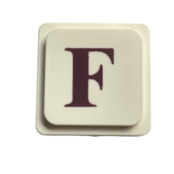 UpWords 3D Letter F Tile Replacement Stacking Word Game Piece 1988 Edition u Vin - Picture 1 of 2